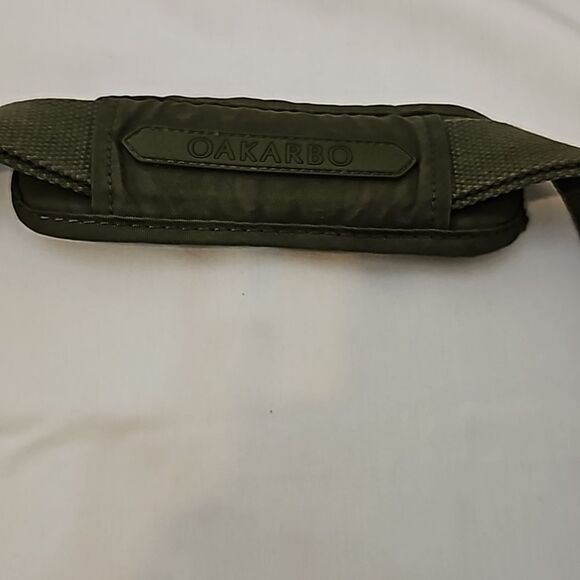 Oakarbo Gray Nylon Crossbody Handbag - Picture 2 of 7